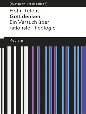 cover image of Gott denken